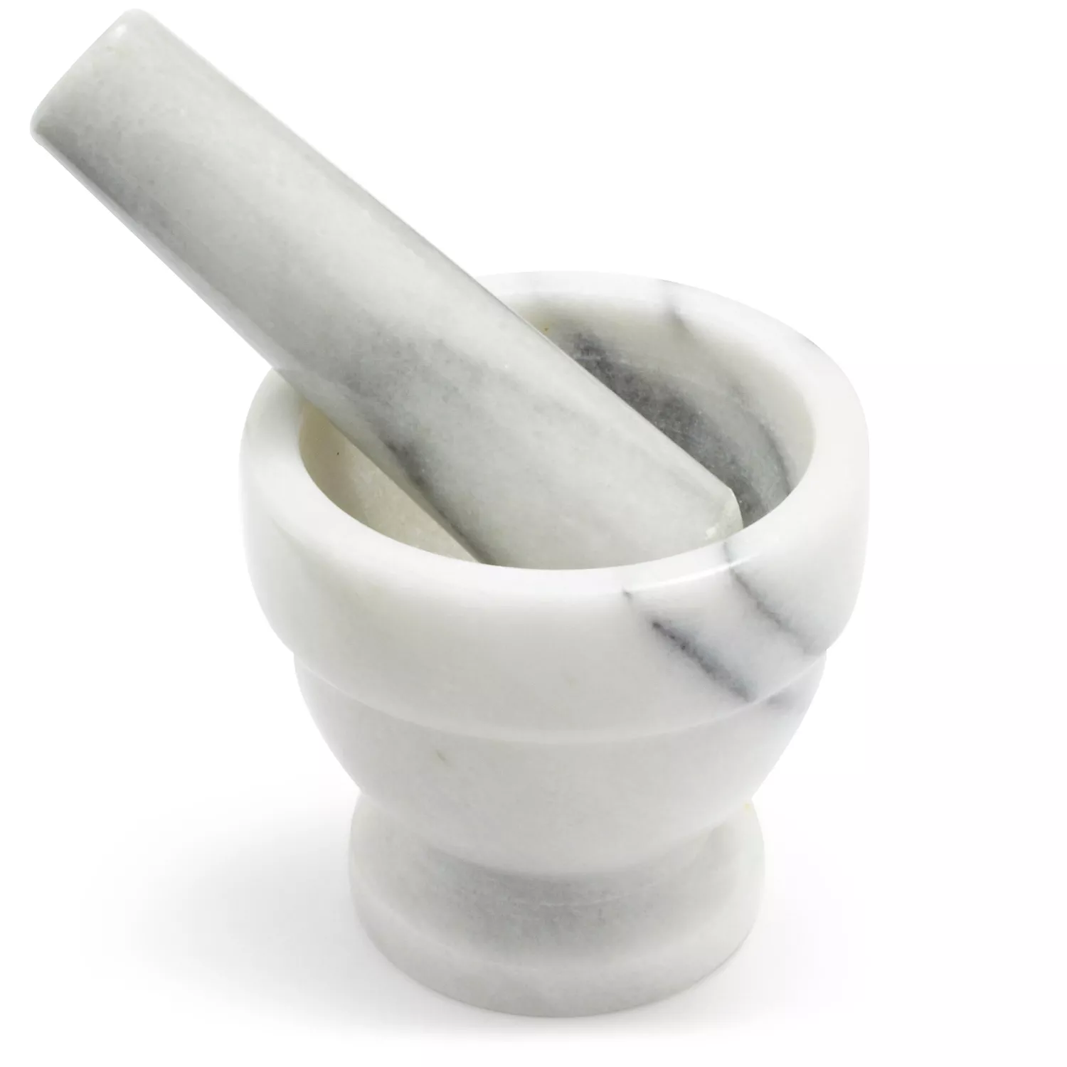 Sur La Table White Marble Mortars & Pestle, 5, White