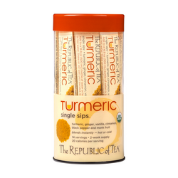 The Republic of Tea Organic Turmeric Single Sip, 14 packets
