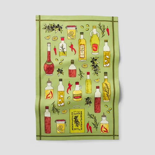 Sur la table Olive Oil Kitchen Towel