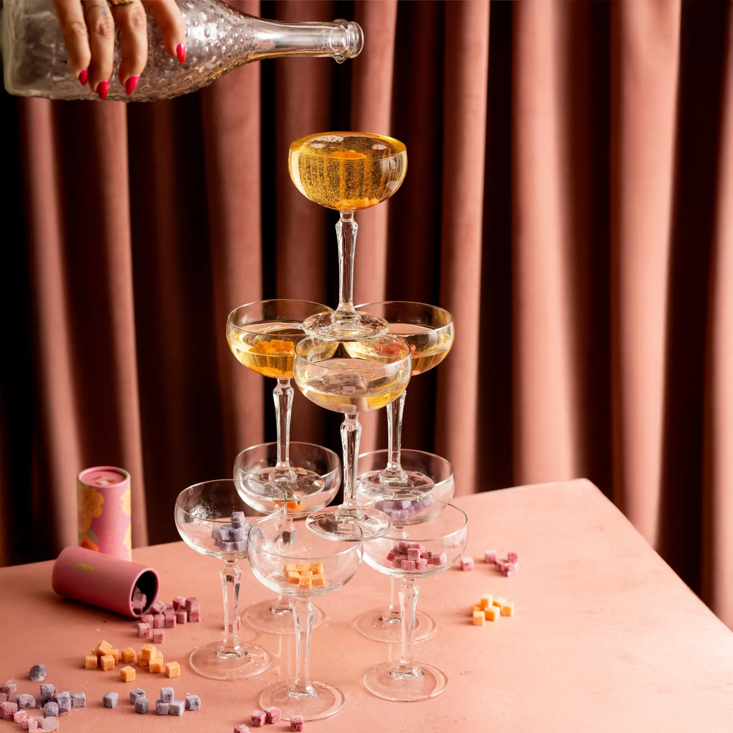 Flouwer Co. Rose Water Cocktail Cubes