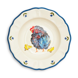 Jacques P&#233;pin Collection 16-Piece Chickens Dinnerware Set