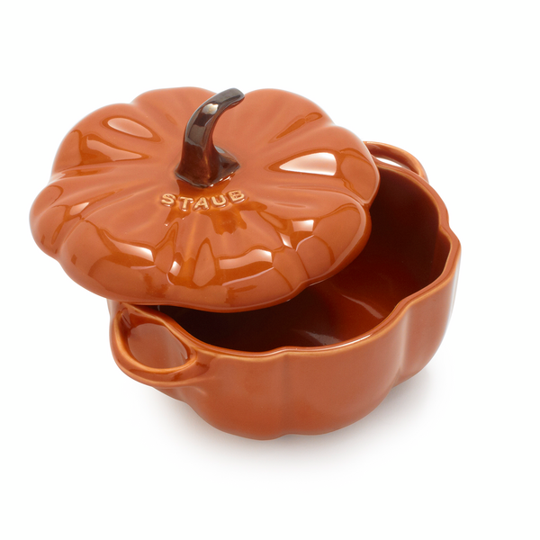 Staub Mini Stoneware Pumpkin Cocotte, .5 qt