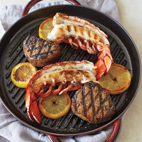 Surf and Turf in the Staub Steam Grill