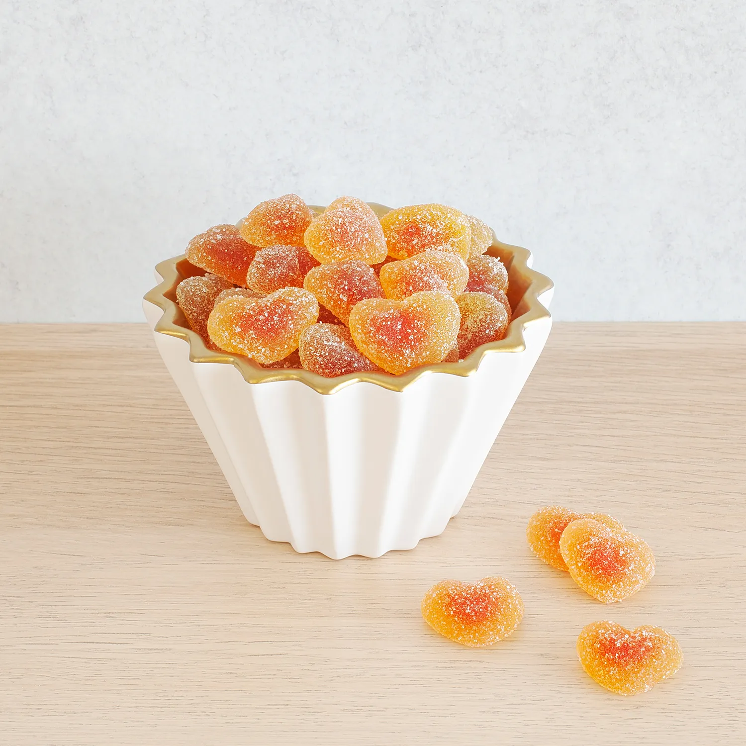 Sugarfina Peach Bellini Gummy Hearts