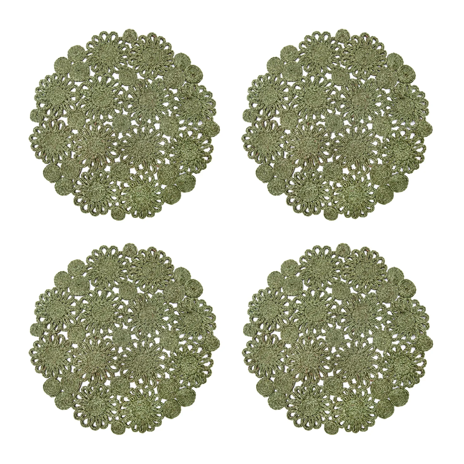 Caravan Daisy Jute Placemats, Set of 4