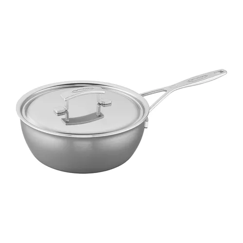Demeyere Industry5 Essential Pan with Thermo Lid, 3.5 qt.