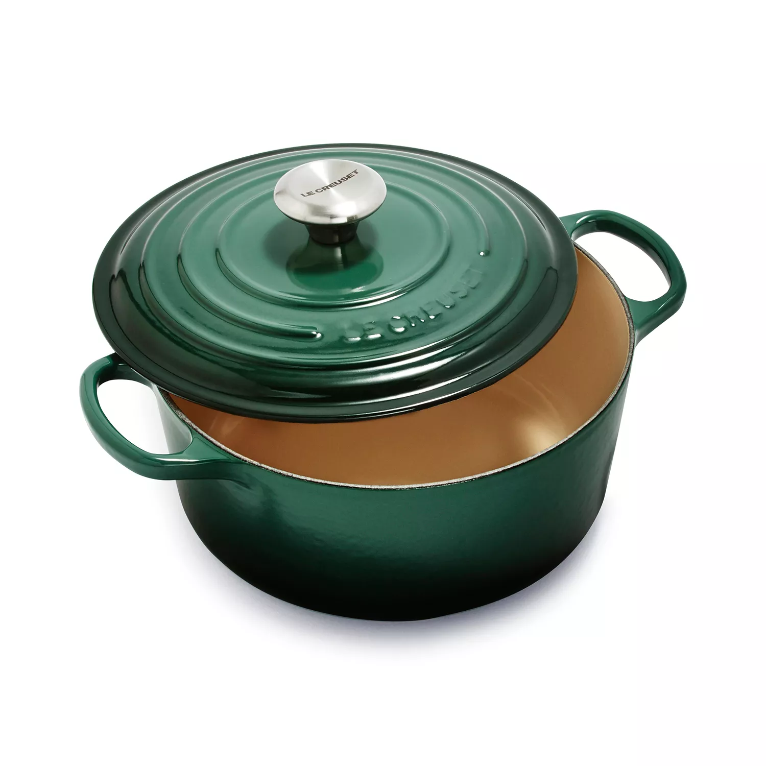 Le Creuset 4.5 qt. Noel Collection: Signature Dutch Oven - Embossed Tr