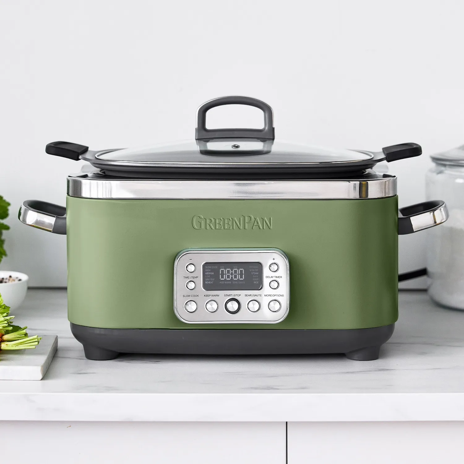 GreenPan Elite Slow Cooker, 6 qt.