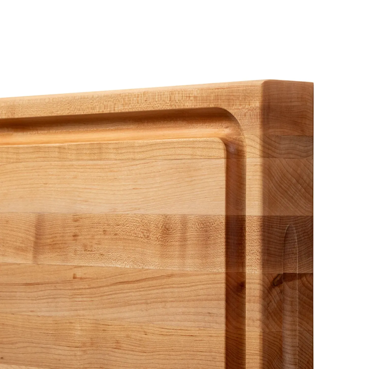John Boos Maple Edge-Grain Cutting Board w/ Grips & Juice Groove, 2.25" Thick