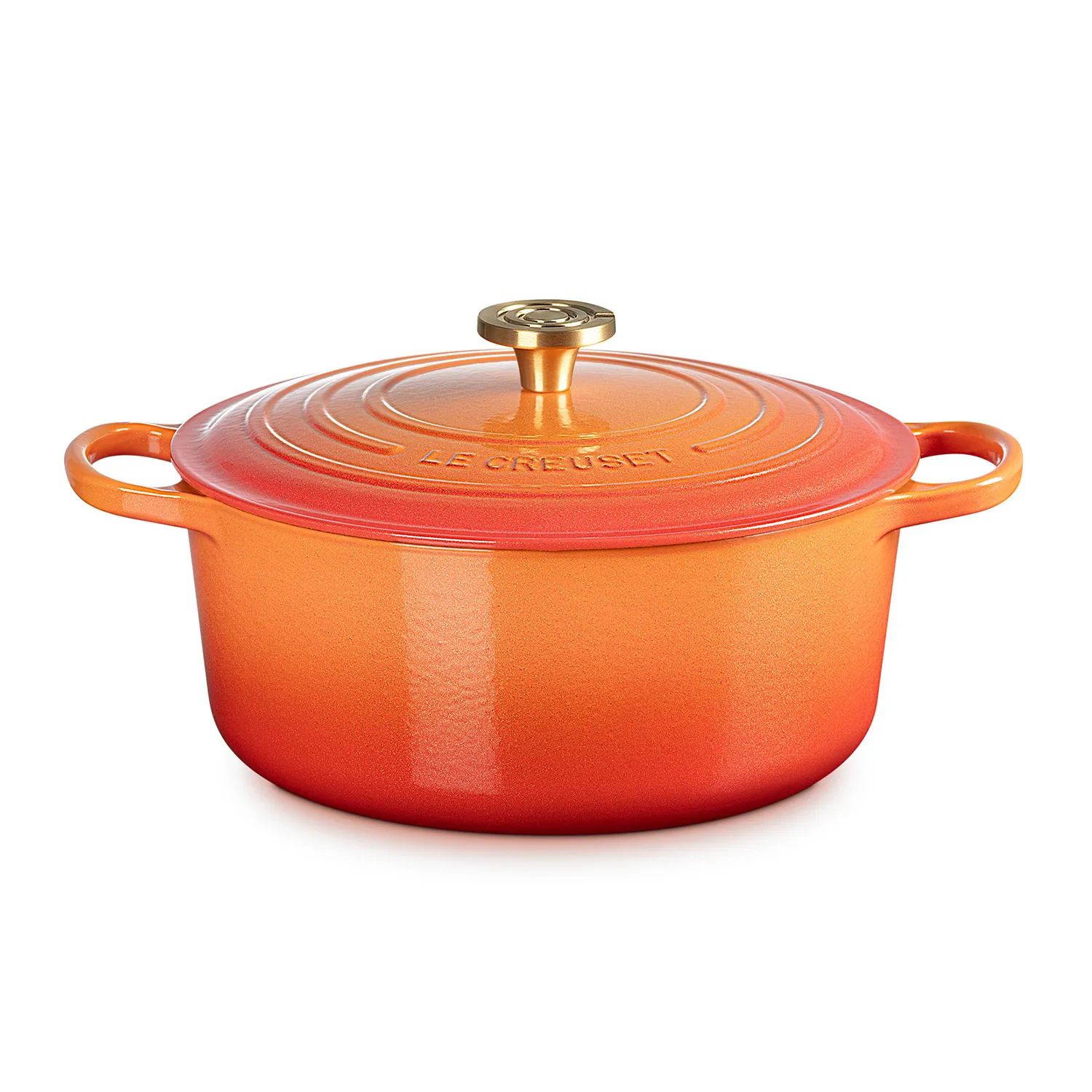 Le Creuset Signature Flamme Dorée Dutch Oven, 7.25 qt.