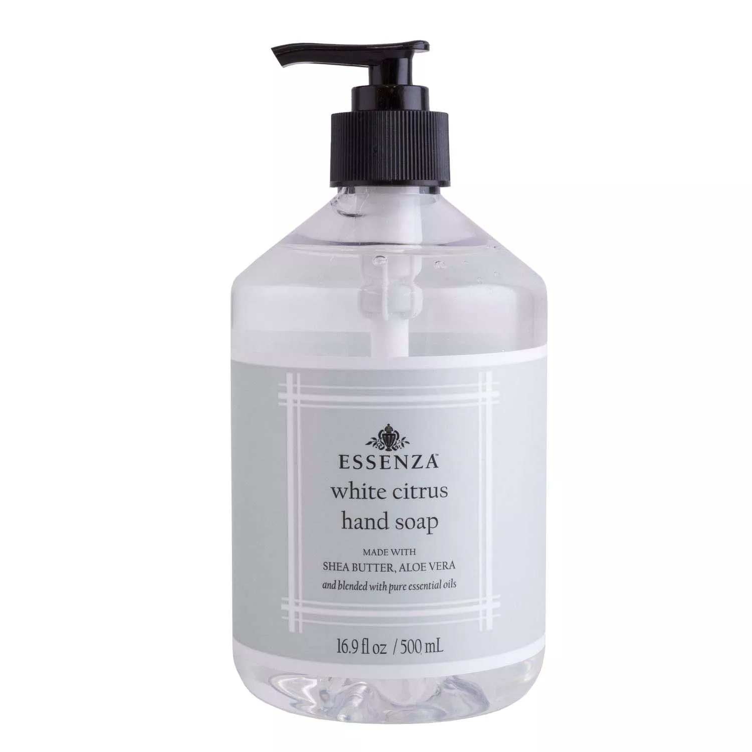 Essenza, Bath & Body, Essenza Aqua Citron Liquid Hand Soap 2pack Premium Glass  Decorative Bottles