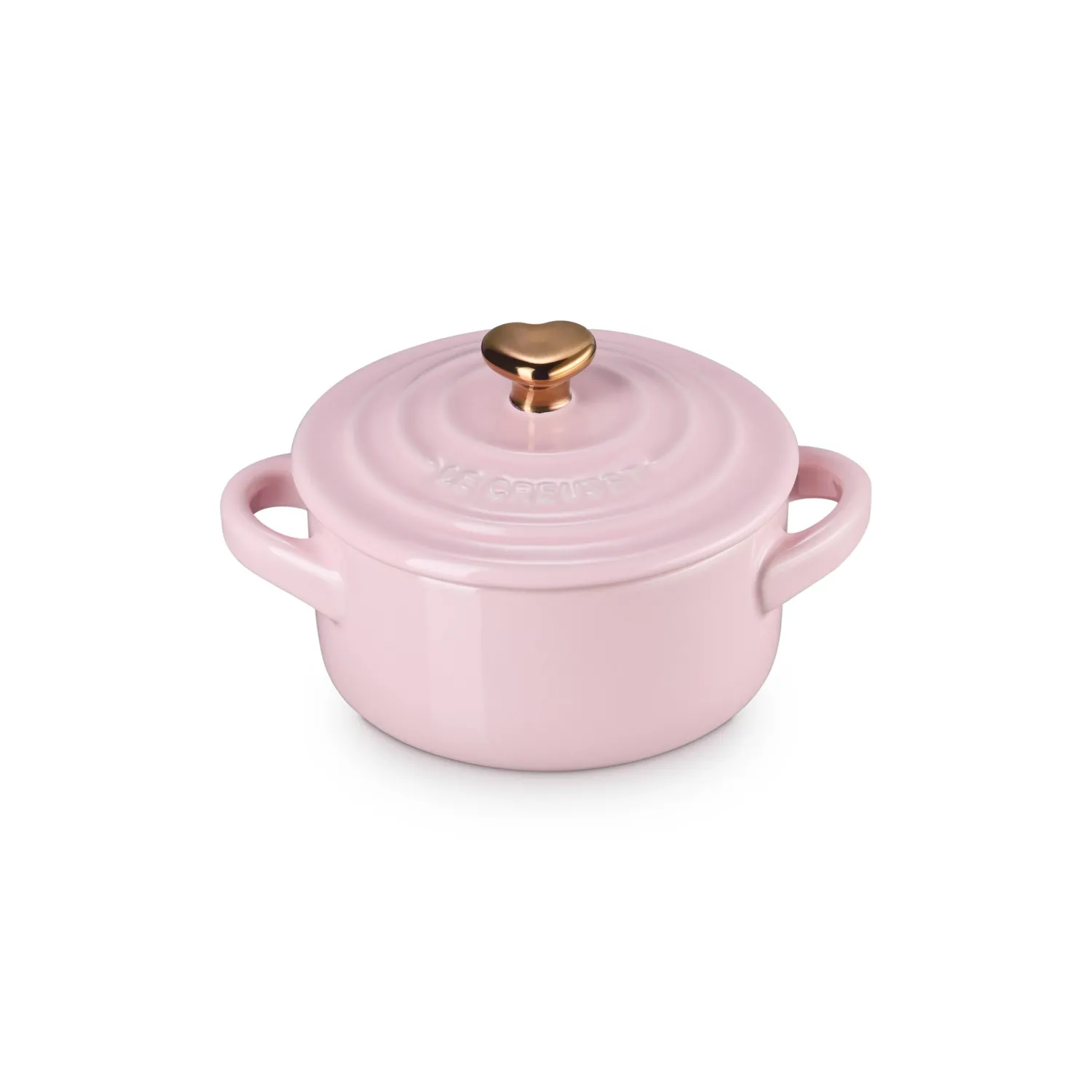 Le Creuset Petite Cocotte with Gold Heart Knob, 8 oz.