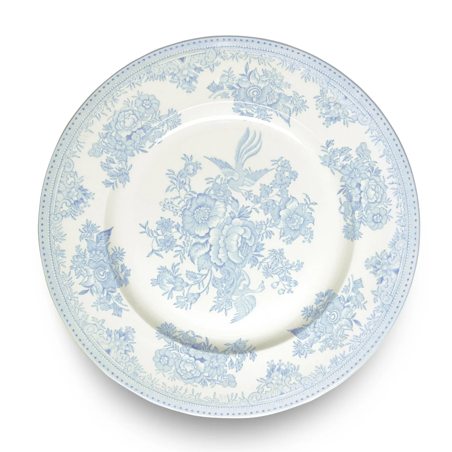 Burleigh Blue Asiatic Pheasants Dinner Plate