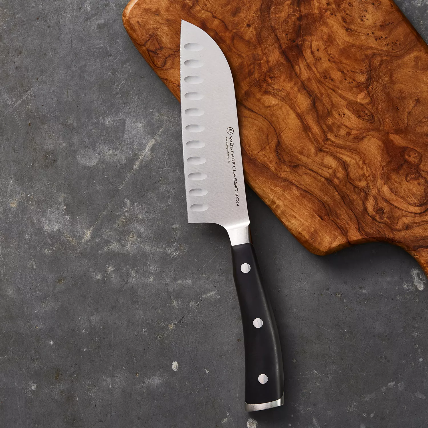 Wusthof Classic Ikon 9 Carving Knife, Hollow Edge