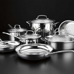 Cuisinart Chef’s Classic Stainless Steel 11-Piece Cookware Set