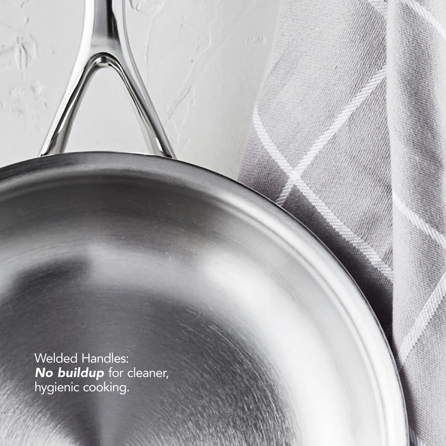 Demeyere Industry5 Stainless Steel Skillets, Set of 2