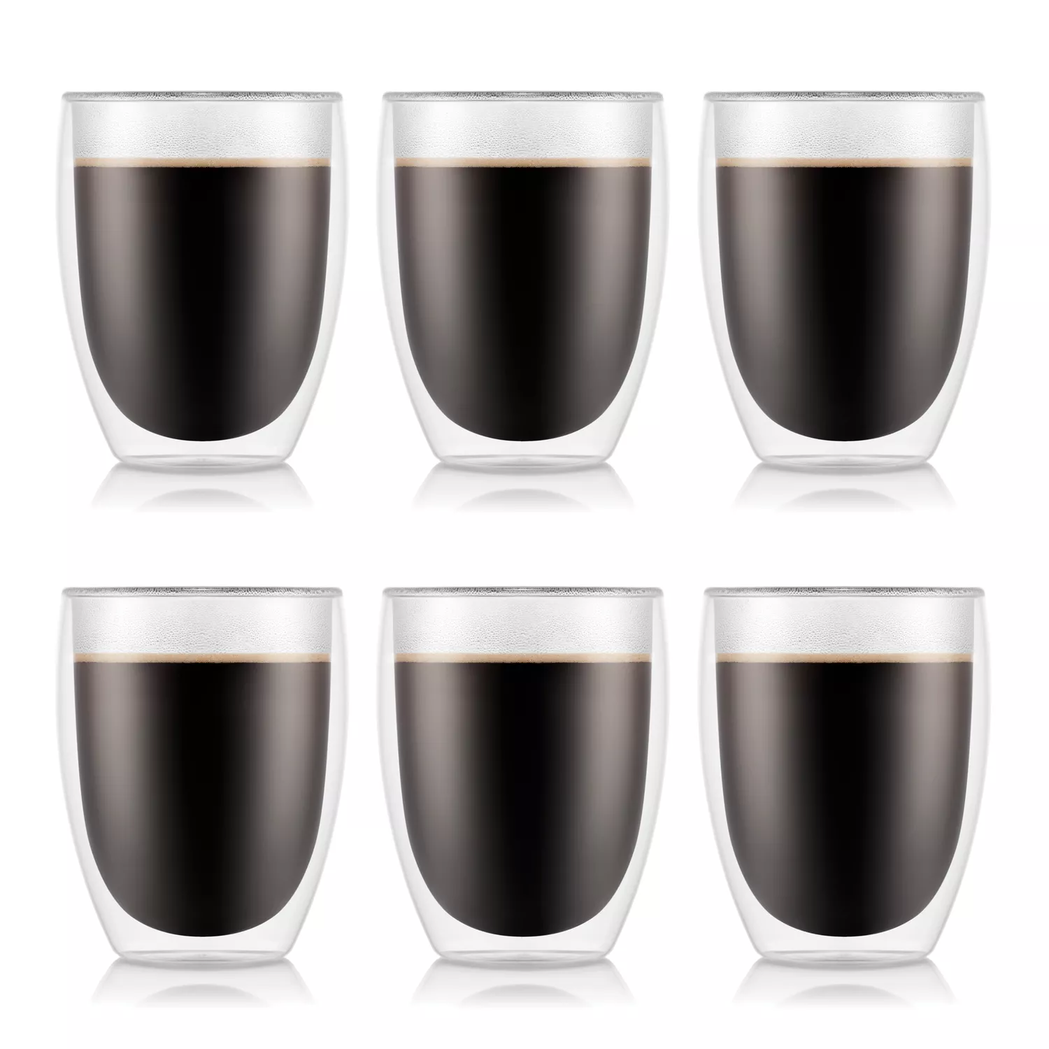 Bodum Pavina Double-Wall Glasses, Set of 6