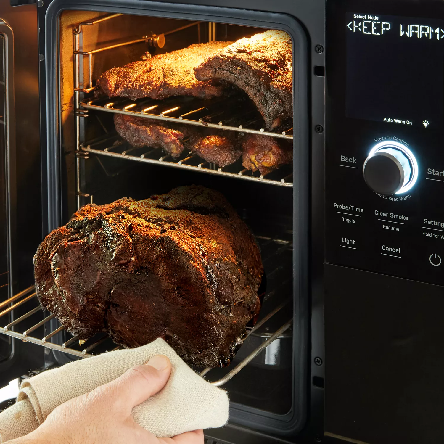 GE Profile Smart Indoor Smoker with Active Smoke Filtration, Precision  Smoke Control, 5 Smoke Settings, WiFi Connected, Electric, Wood Pellet BBQ