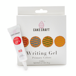 Cake Craft 4-Pack Writing Gel Kit, Primary Colors