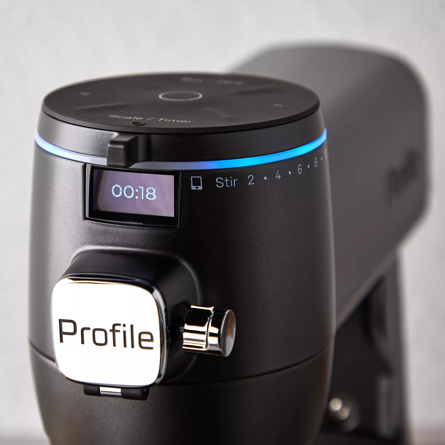 The GE Profile Smart Mixer with Auto Sense Features a Built-In