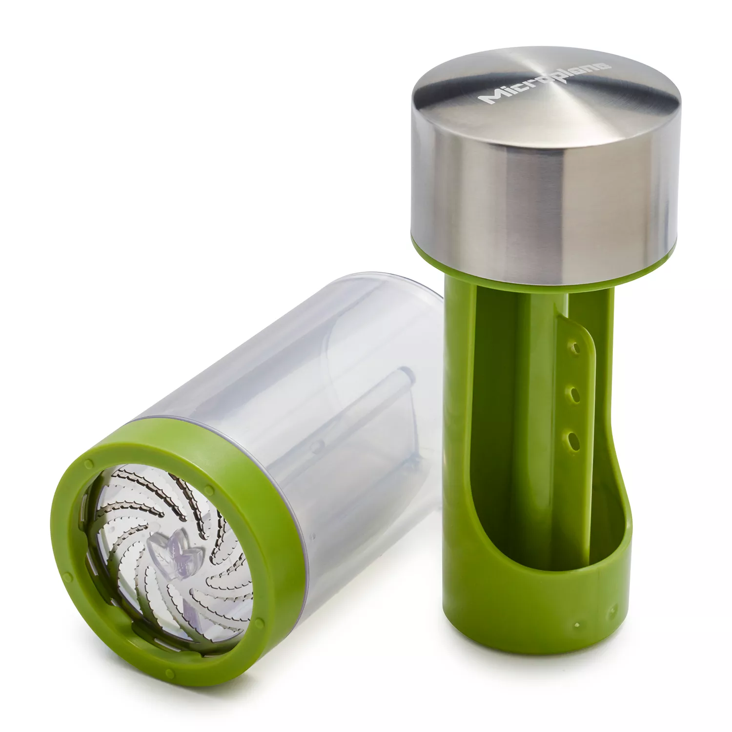 Microplane Stainless Steel Herb Mill with Herb Stripper