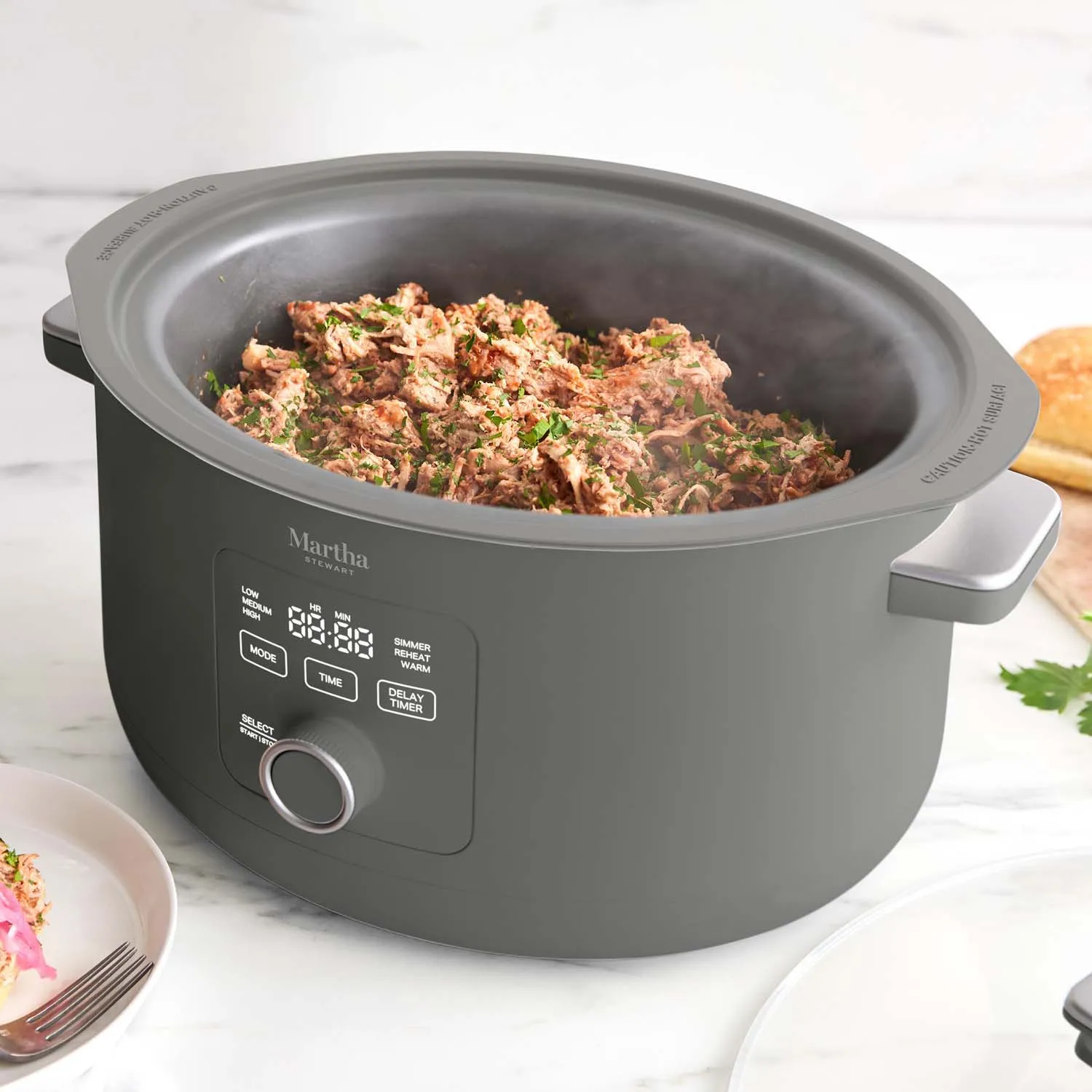 Martha Stewart by GreenPan Slow Cooker, 8qt.