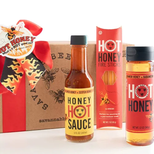 Savannah Bee Company Hot Honey Gift Set