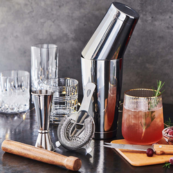 Sur La Table Stainless Steel 6-Piece Bar Tool Set
