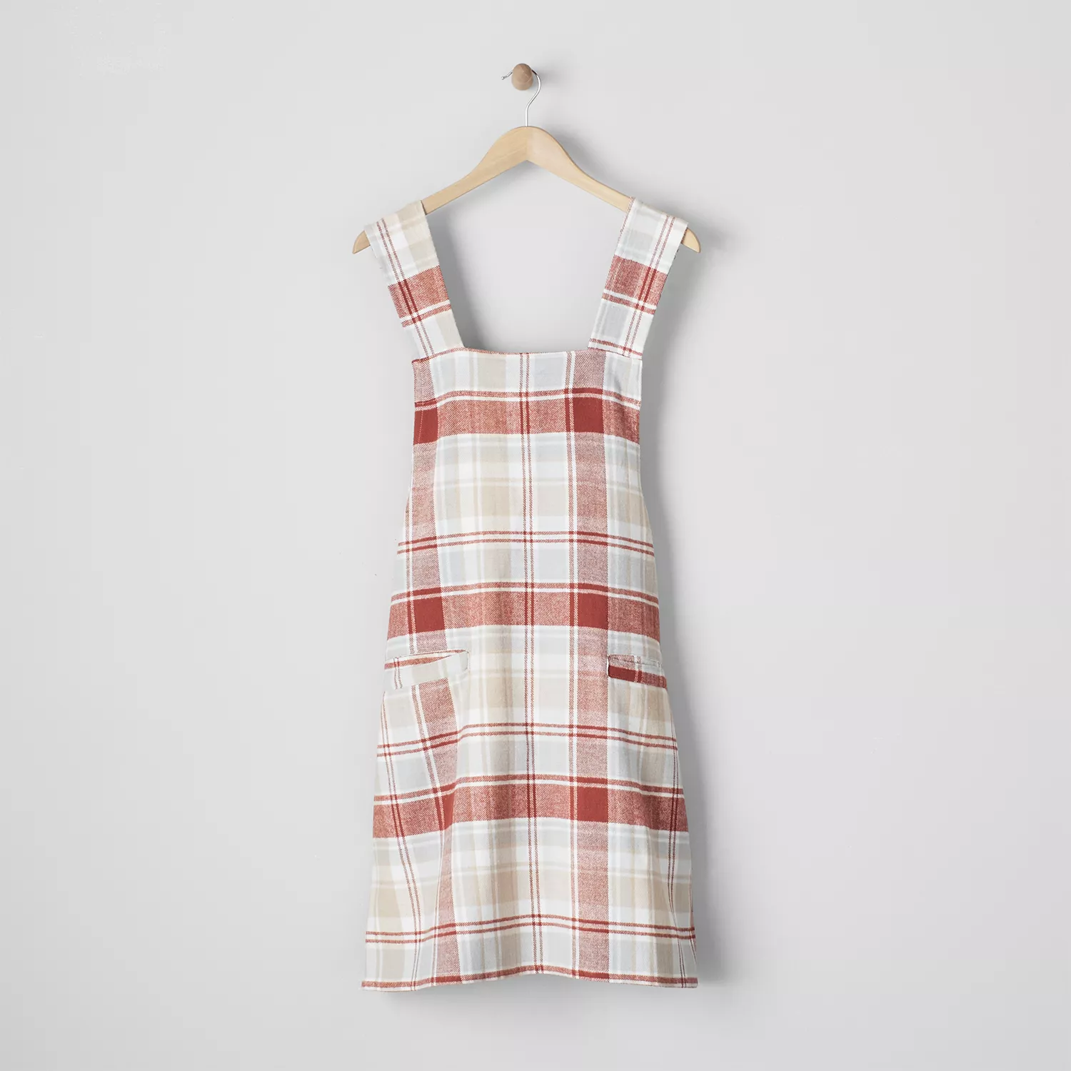 Black Brown Checkered Apron Cute Apron Brown Plaid Checker 