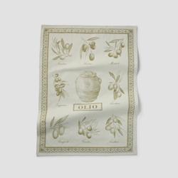 Sur La Table Olive Oil Jacquard Kitchen Towel