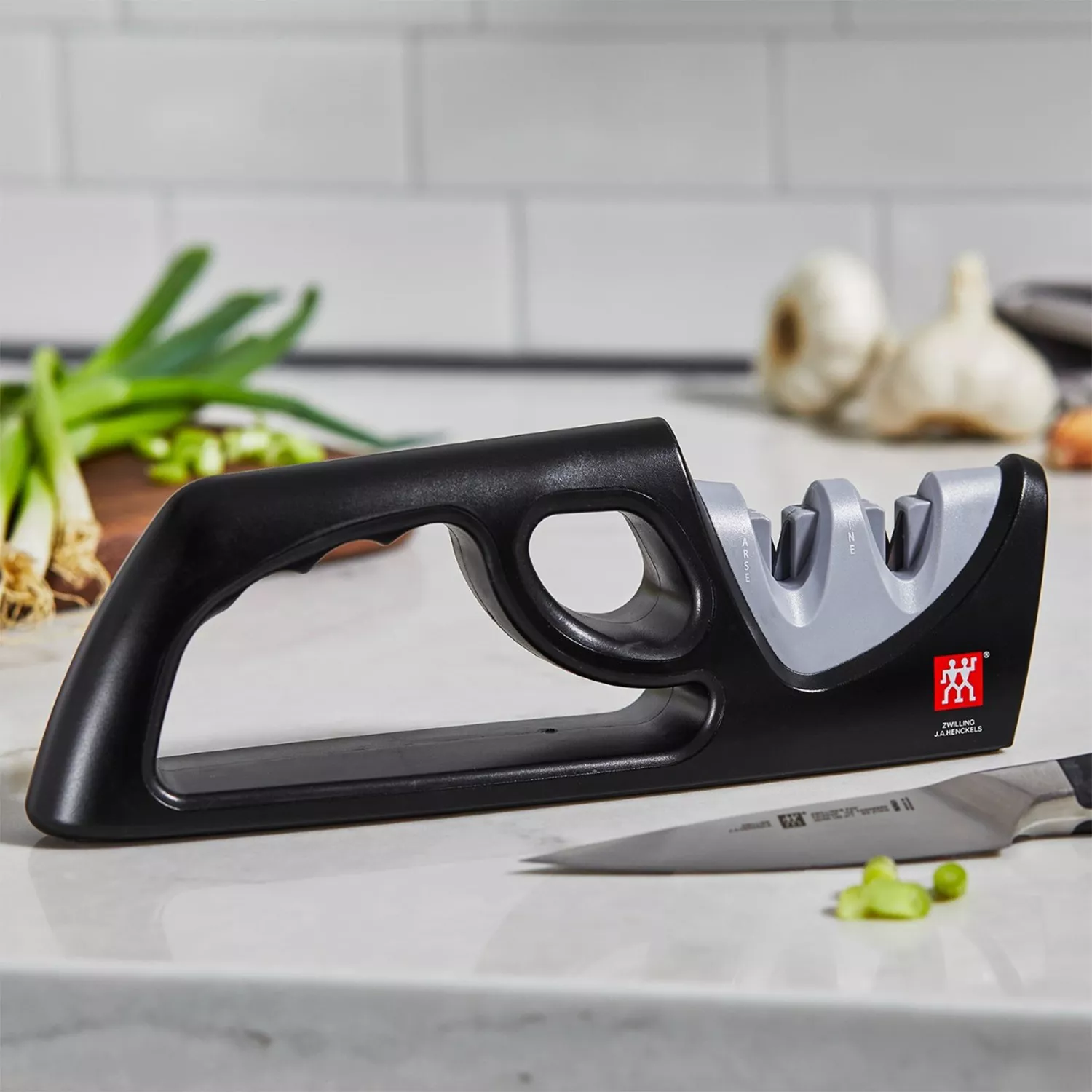 ZWILLING V-Edge Professional Knife Sharpener, for both Western and