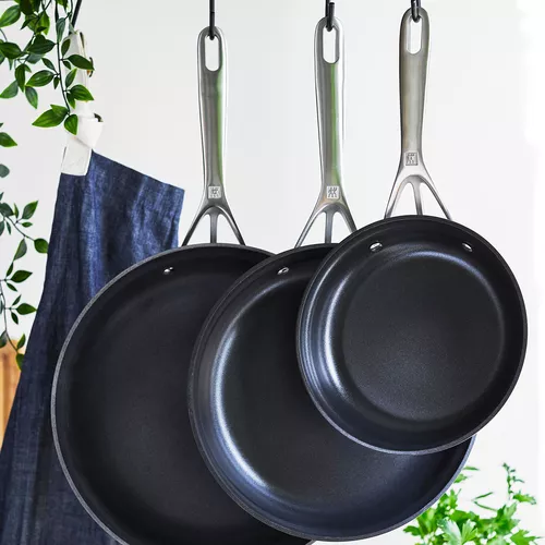 Zwilling Motion Hard-Anodized Aluminum Nonstick Skillets, Set of 3