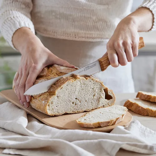 Opinel Serrated Olivewood 8" Bread Knife