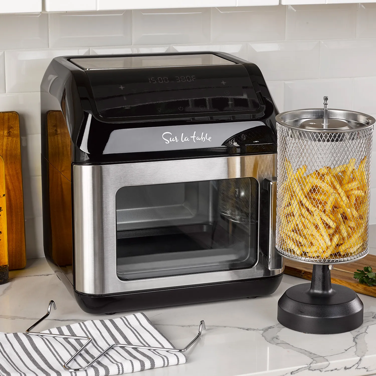 Sur La Table Left Hinge Multi-Function Air Fryer, 13 qt.