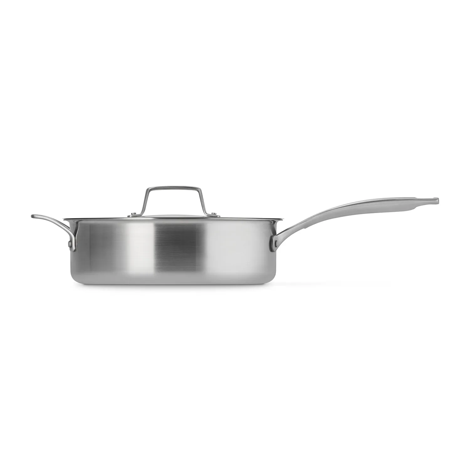 Le Creuset Essential Stainless Steel Sauté Pan, 4.5 qt.
