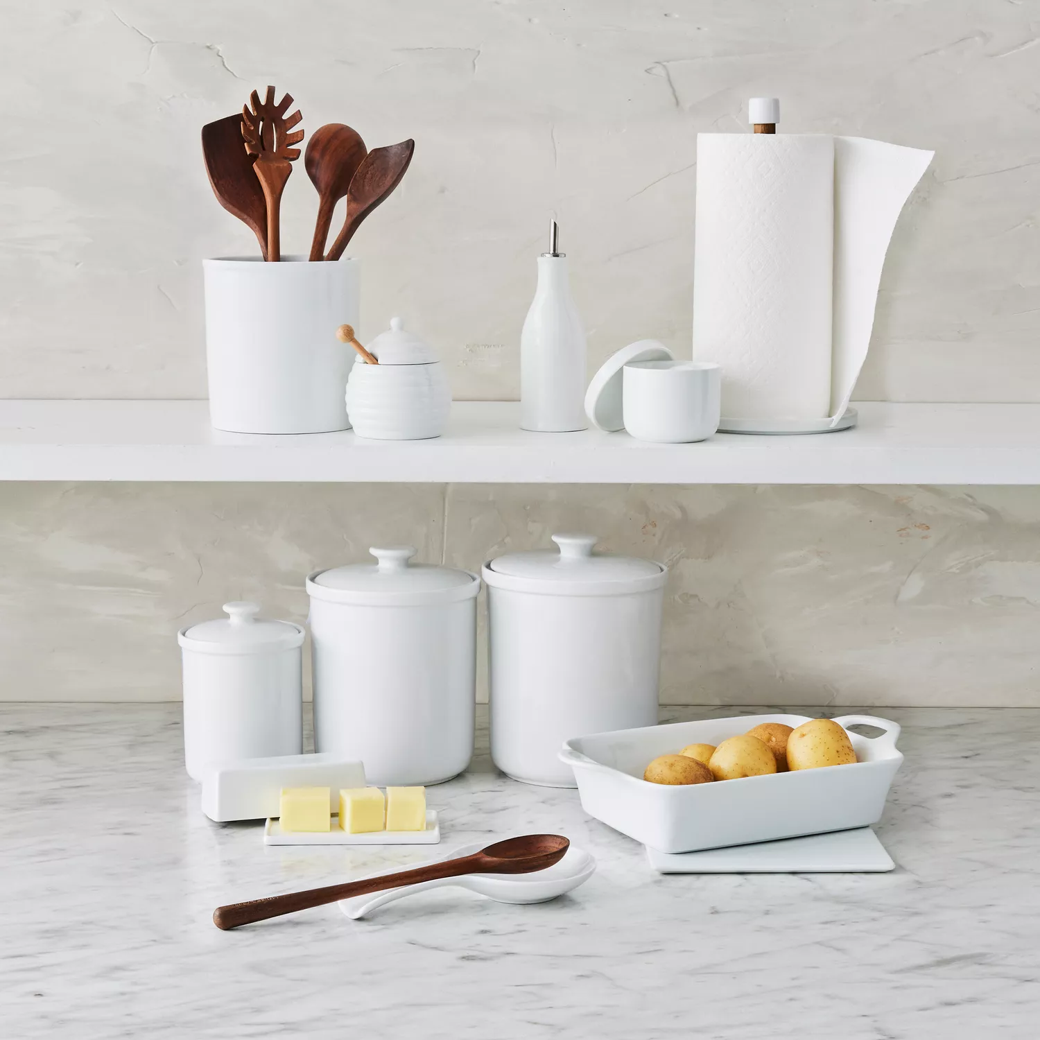 Sur La Table Porcelain Salt Keeper