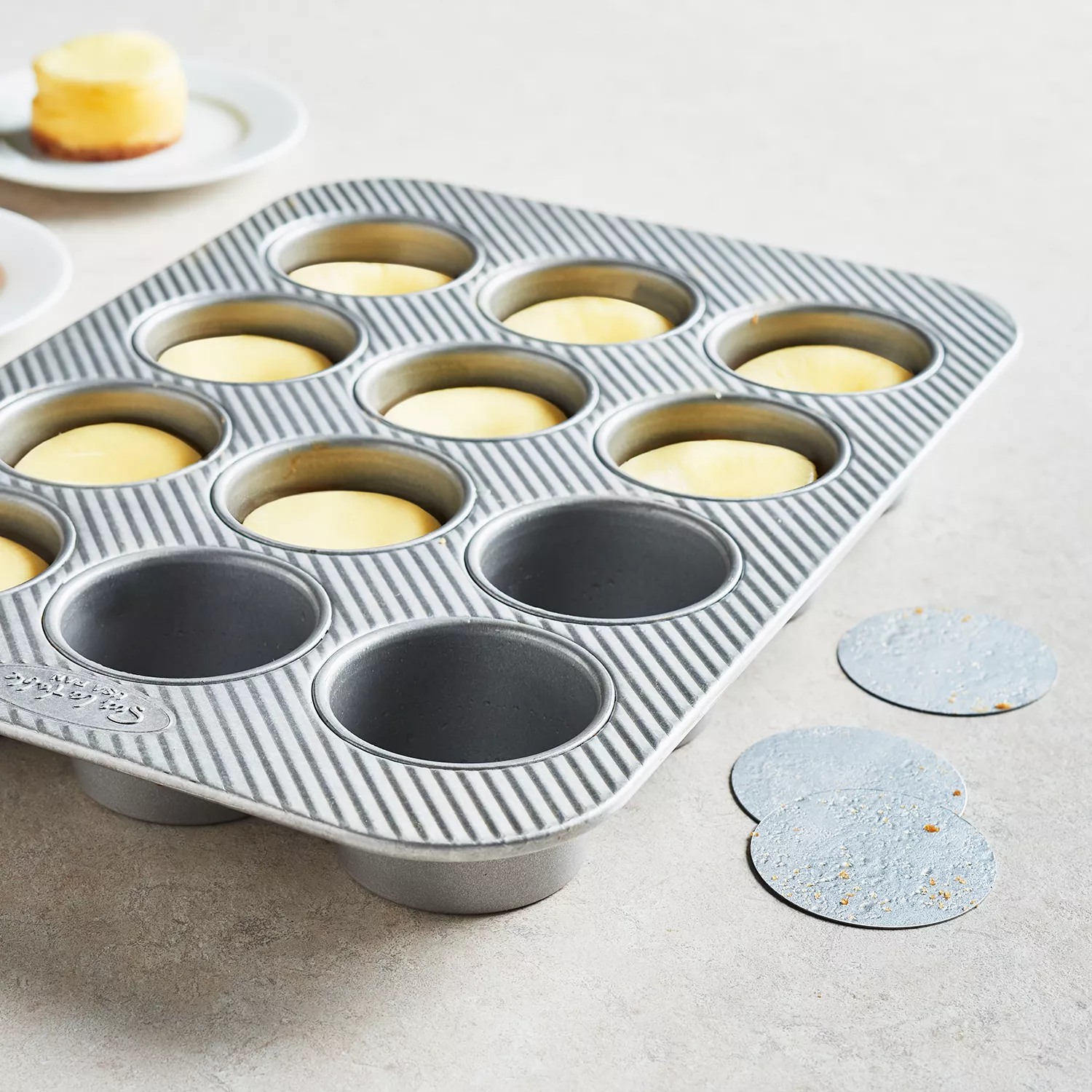 Sur La Table Silicone Baking Cups, Set of 12, Gray