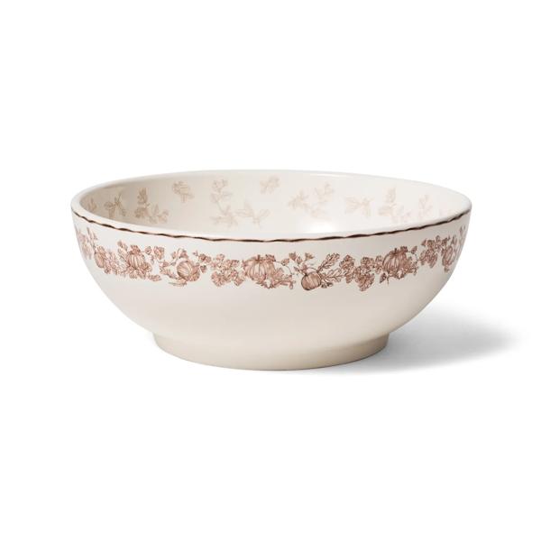 Sur la table Thanksgiving Harvest Pheasant Serving Bowl