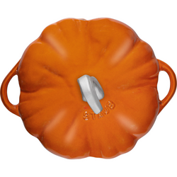 Staub Cast Iron Pumpkin Cocotte, 3.5 Qt.