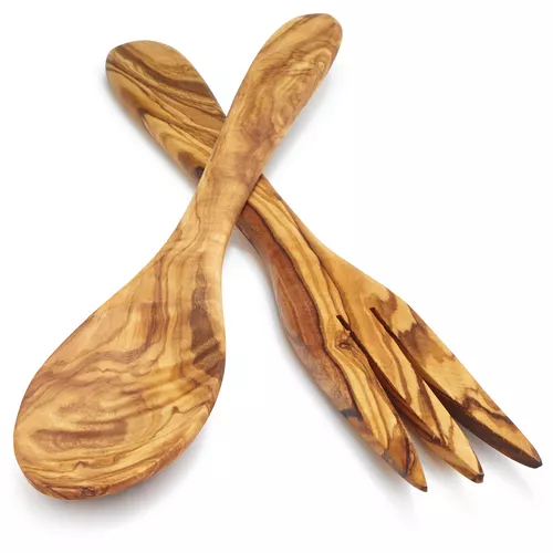 Sur La Table Italian Olivewood Servers, Set Of 2