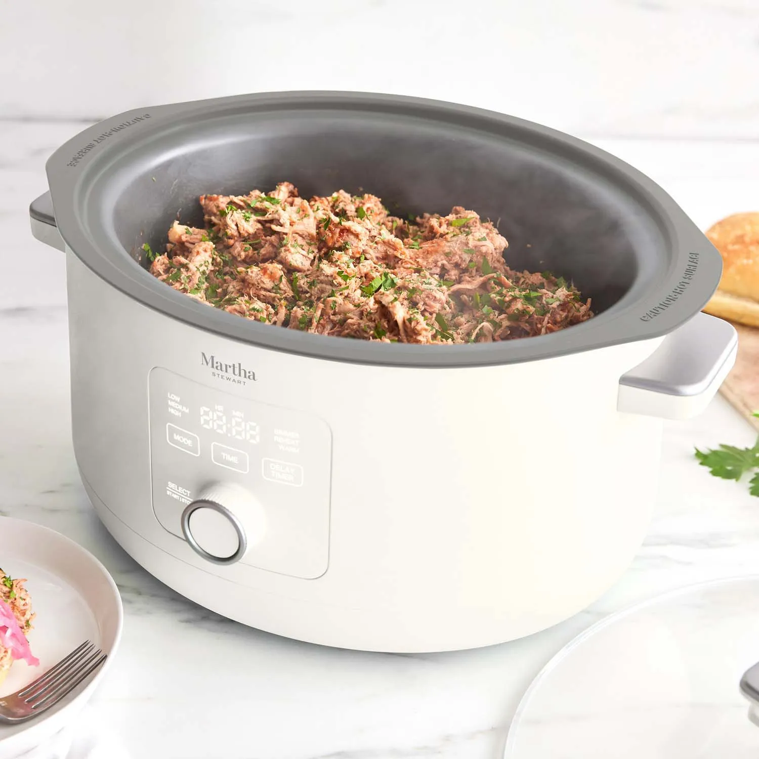 Martha Stewart by GreenPan Slow Cooker, 8qt.