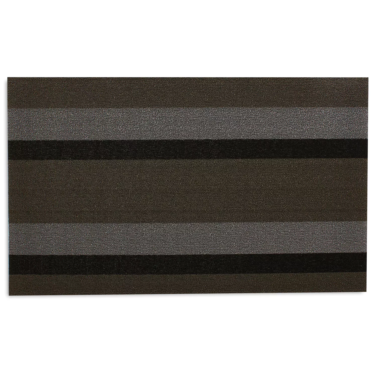 Chilewich Bold Stripe Shag Doormat 18x28 - Multi