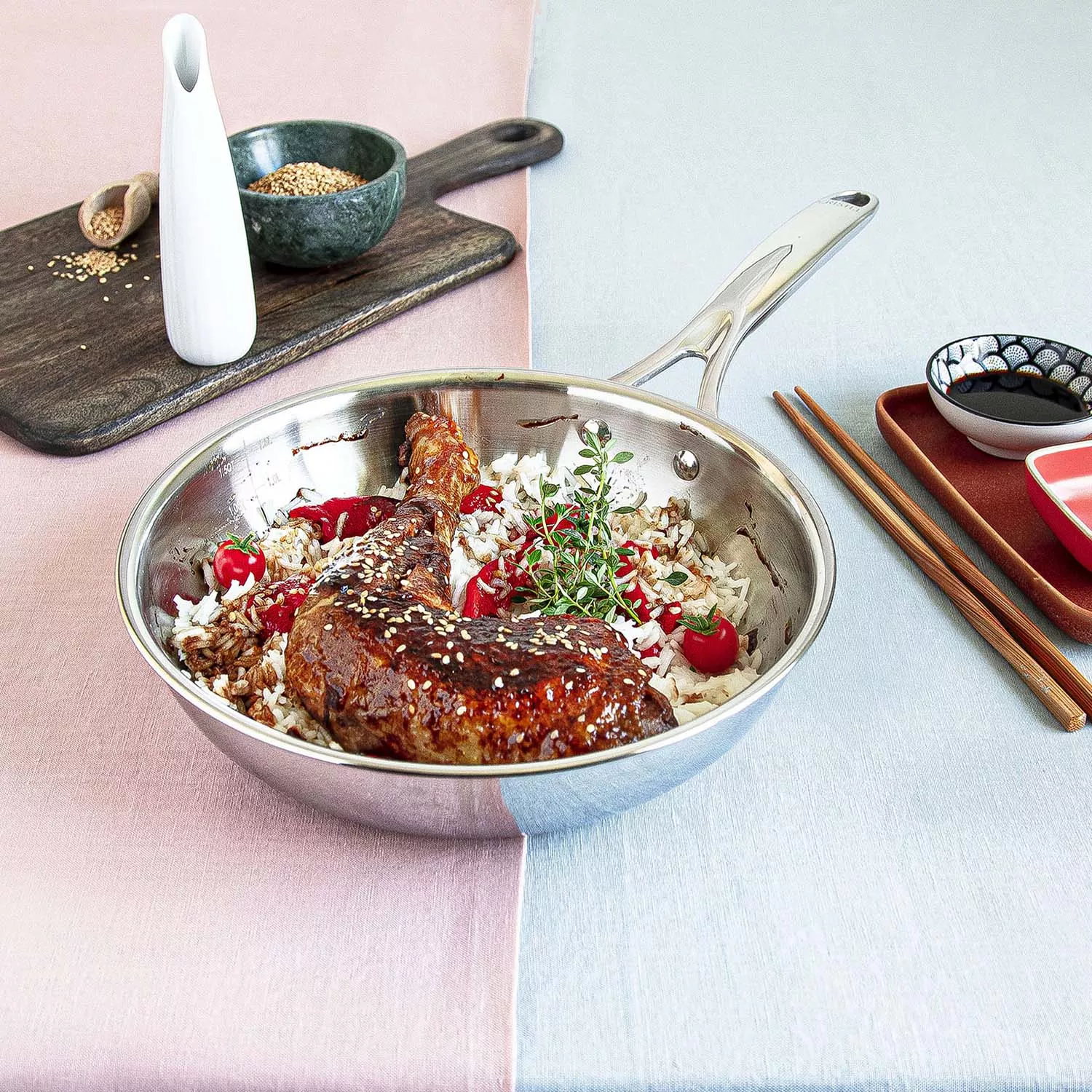 Cristel Castel&#8217;Pro 5-Ply Wok, 11&#34;