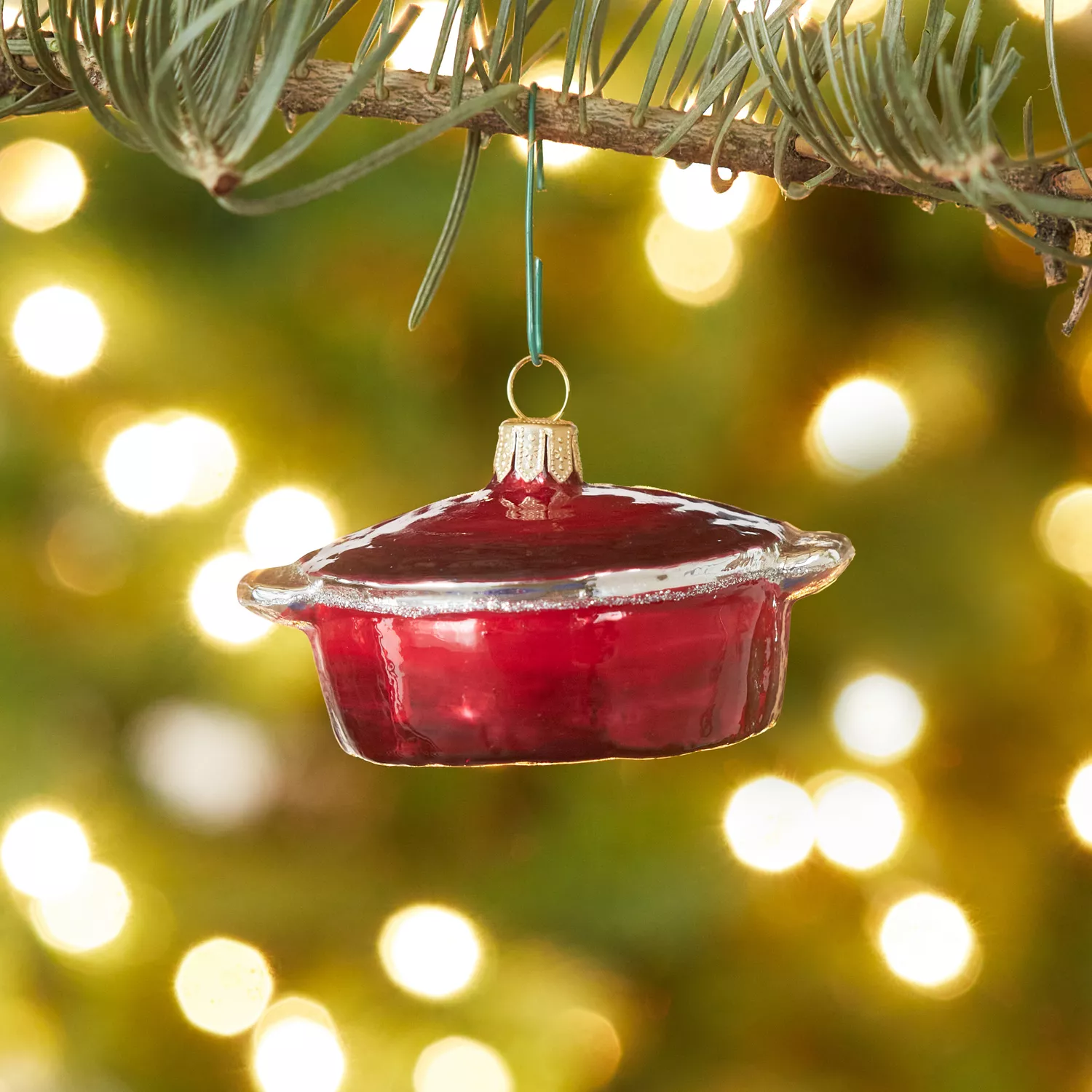 Sur La Table Dutch Oven Glass Ornament