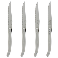 French Home Laguiole Steak Knives, Set of 4 Love these steak knives!  Despite having arthritis in my hands, they are very easy to hold