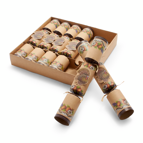 Thanksgiving Party Crackers, Set of 6