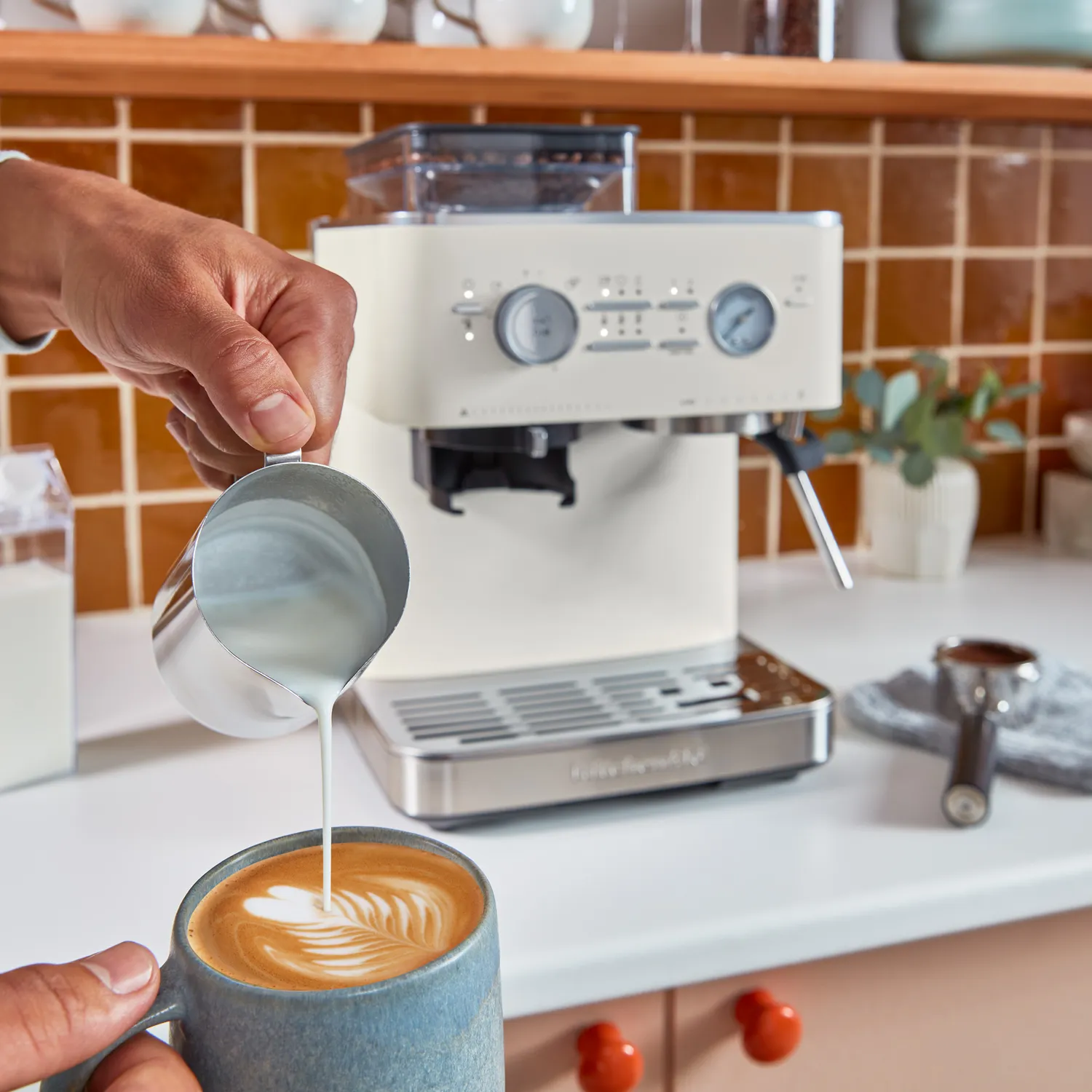 KitchenAid Semi Auto Espresso Machine with Burr Grinder