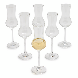 Schott Zwiesel Grappa Glass, Set of 6 Attractive set of grappa glasses, a nice addition to our bar set