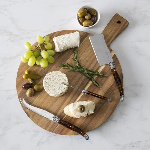 French Home 3-Piece Laguiole Cheese Knife Set