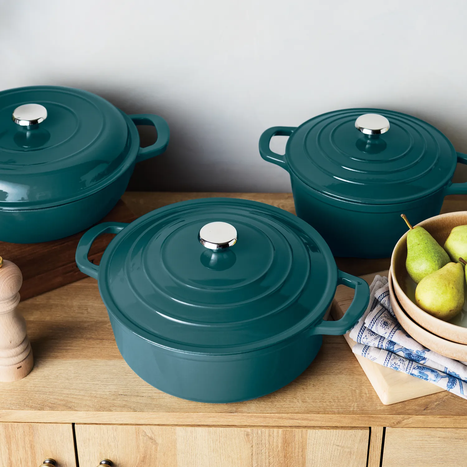 Sur La Table Enameled Cast Iron Round Dutch Oven, 5 qt.